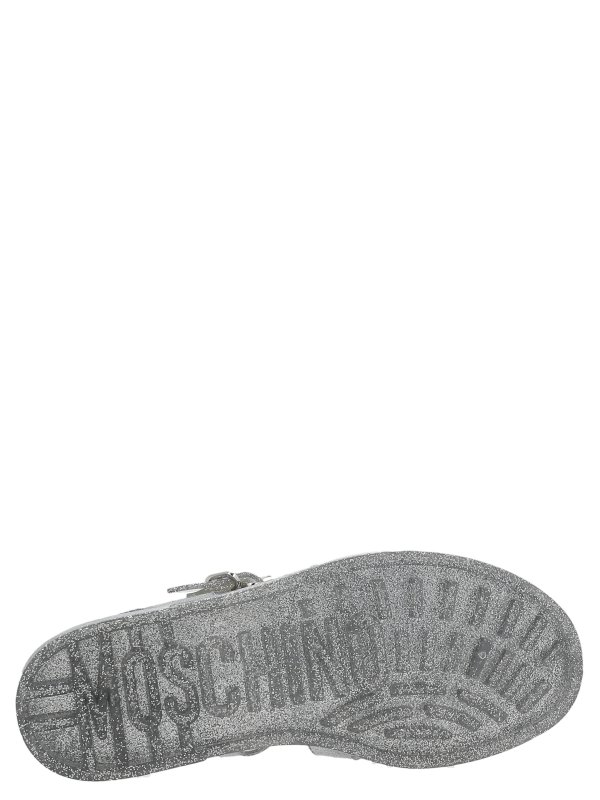 サンダル - 銀 shop online: MOSCHINO