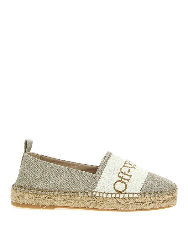 OFF-WHITE: Espadrillas - Espadrilles - Beige