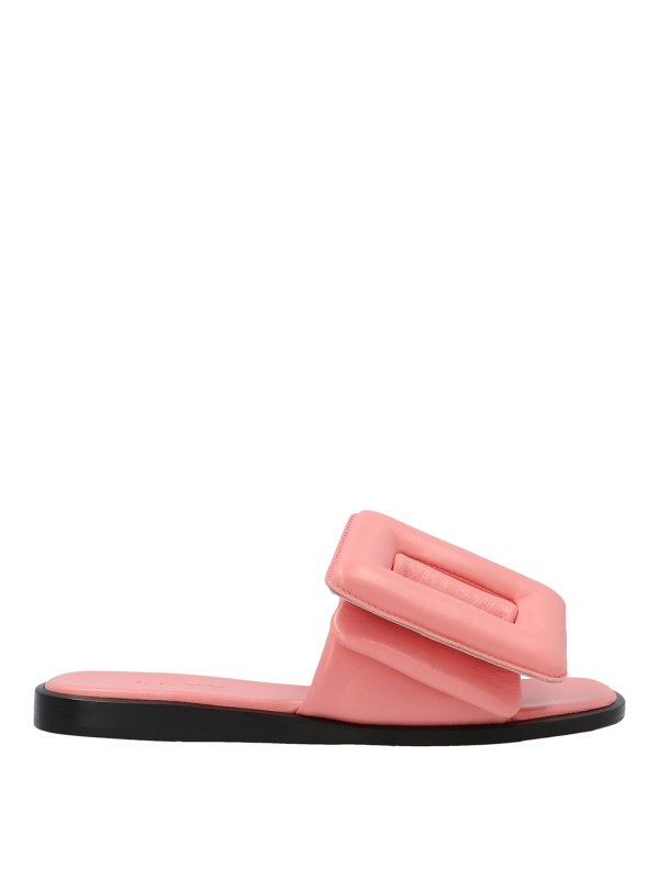 BOYY: ciabattine mare - Maxi buckle slides