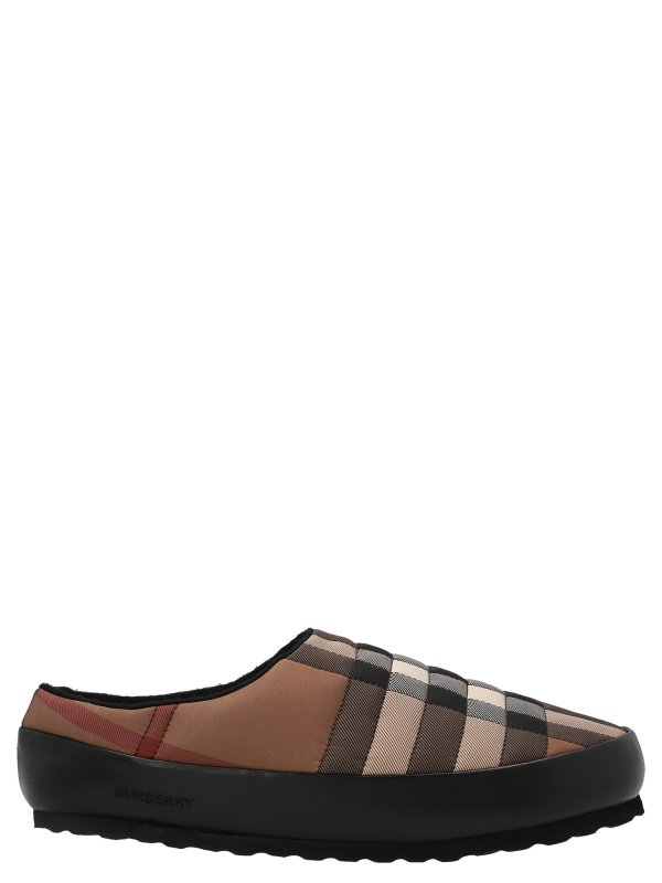 BURBERRY: Loafers & Slippers online - Check slippers