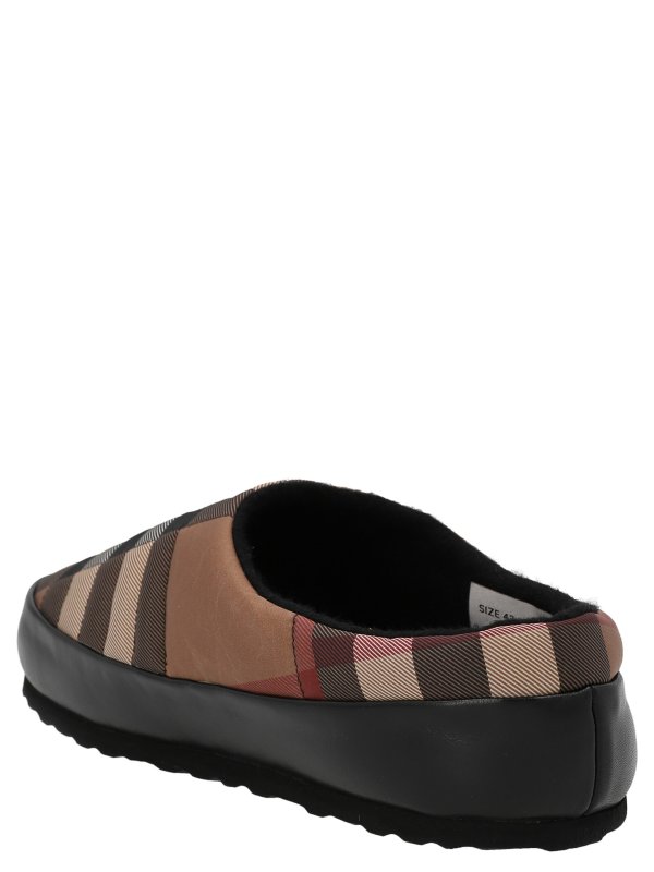 Check slippers shop online: BURBERRY