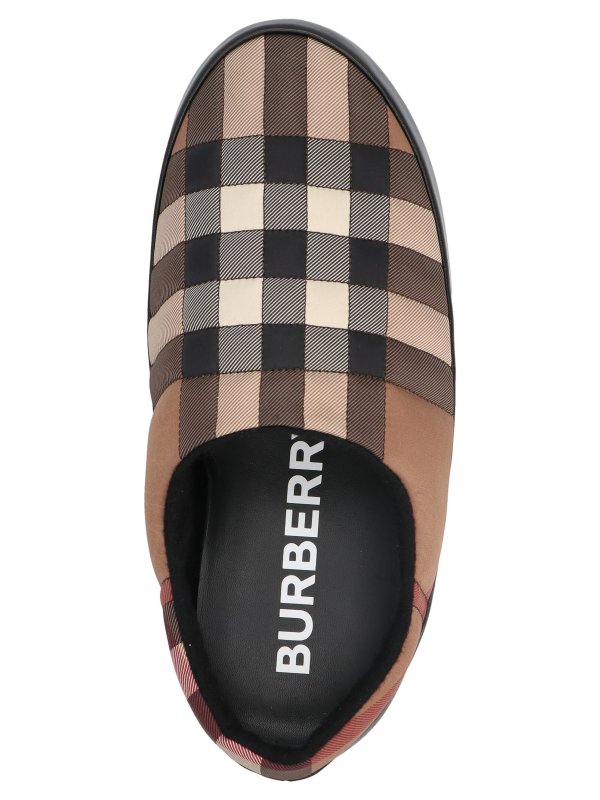 BURBERRY buy online Check slippers