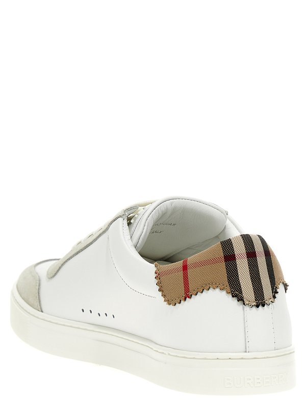 BURBERRY: Chaussures de sport online - Baskets - Blanc