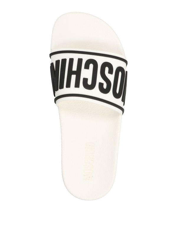 iKRIX MOSCHINO: flip flops - Logo platform slides