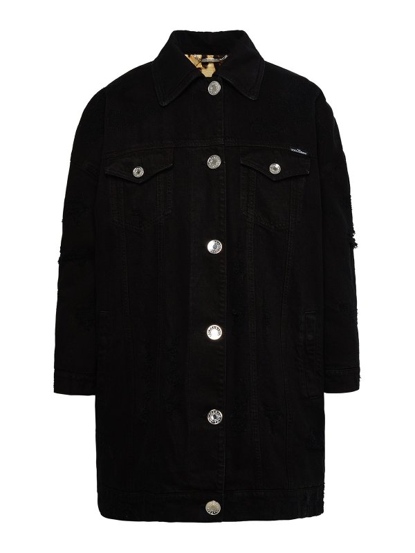 DOLCE & GABBANA: casual jackets - Black cotton jacket