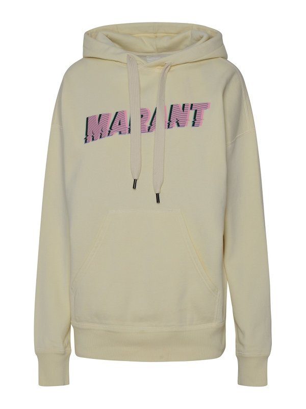 ISABEL MARANT: Sweatshirts & Sweaters - Mansel sweatshirt in cream cotton blend