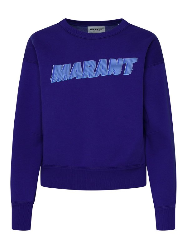 ISABEL MARANT: Sudaderas y suéteres - Sudadera - Azul