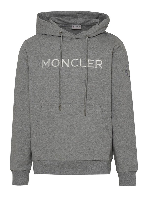 MONCLER: Sweatshirts und Pullover - Sweatshirt - Grau