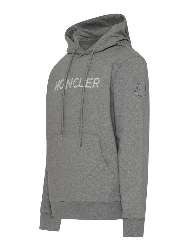 MONCLER: Sweatshirts und Pullover online - Sweatshirt - Grau