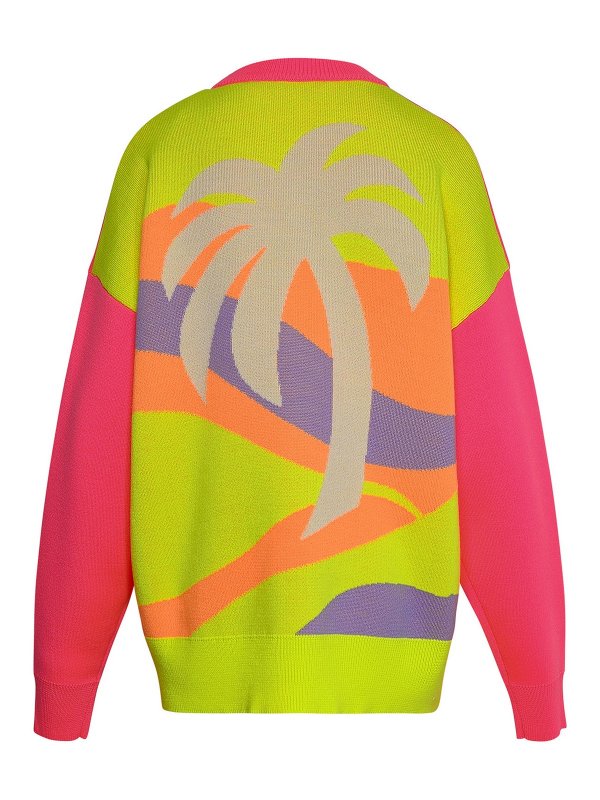 iKRIX Palm Angels: crew necks - Pink wool sweater