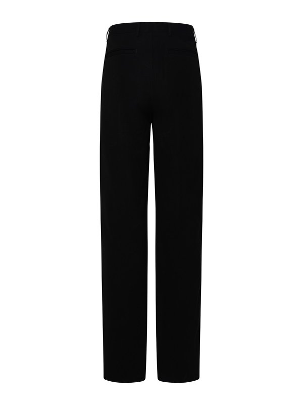 iKRIX VERSACE: vests - Black viscose blend trousers
