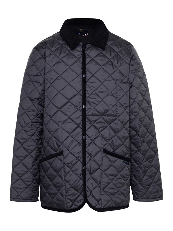 LAVENHAM: blazers - Blue nylon raydon jacket