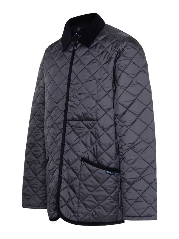 LAVENHAM: blazers online - Blue nylon raydon jacket