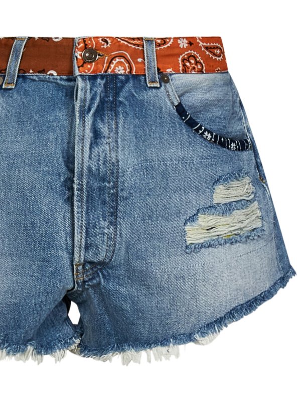 The Best Shops ALANUI: Trousers Shorts - California patchwork shorts