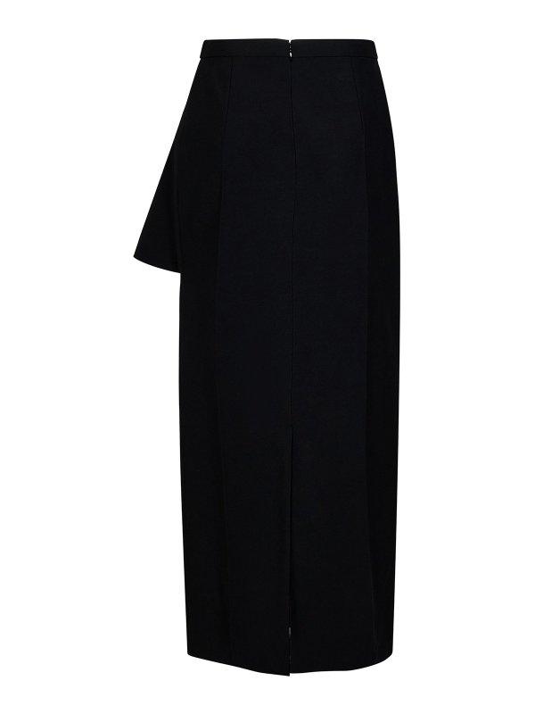 ALEXANDER MCQUEEN: Jupes midi et au genou online - Jupe Midi - Noir