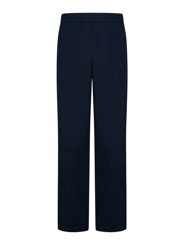 ASPESI: straight leg jeans - Straight-leg navy-colored cotton popl