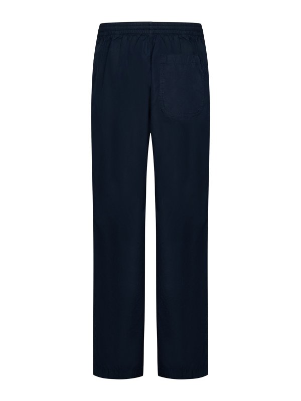 ASPESI: straight leg jeans online - Straight-leg navy-colored cotton popl