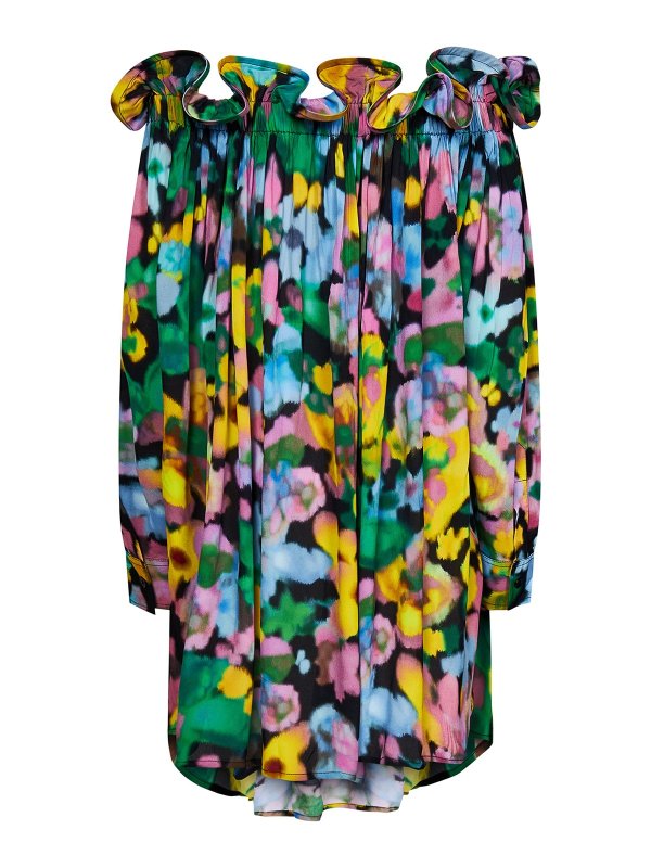AZ FACTORY: tunics online - caskirtouflage-like floral tunic