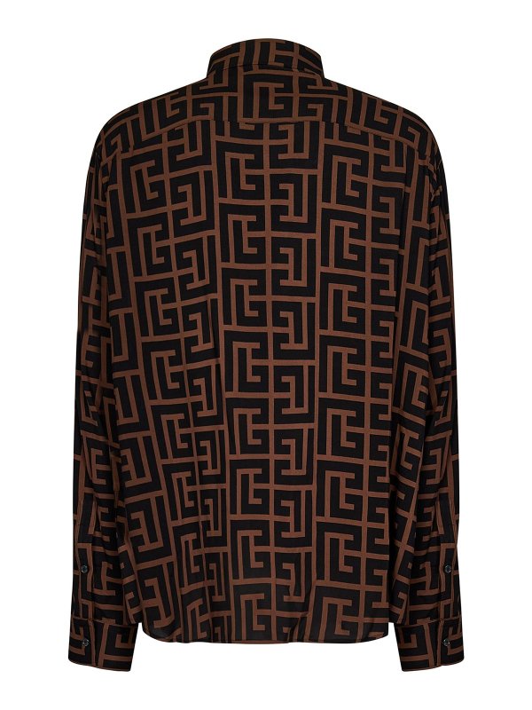 Balmain: Chemises online - Chemise - Marron