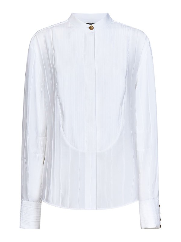 Balmain: Camisas - Camisa - Blanco