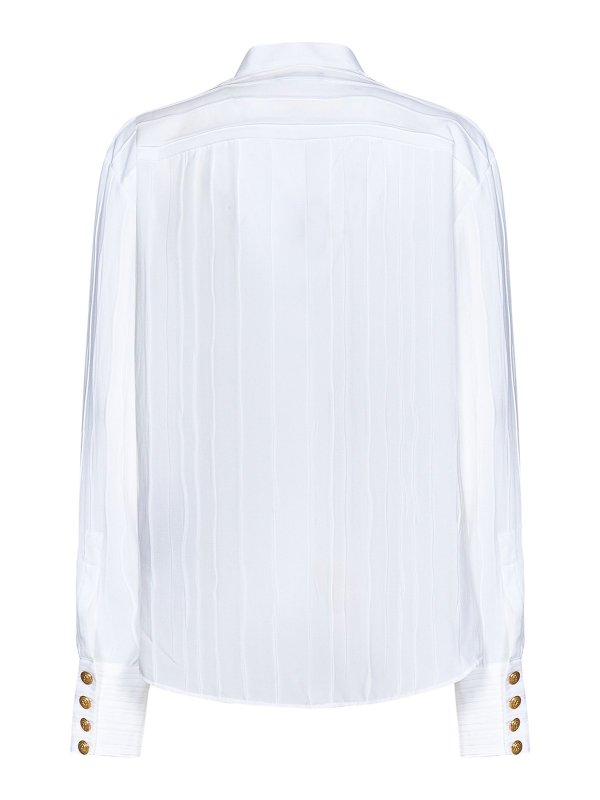 Balmain: Camisas online - Camisa - Blanco