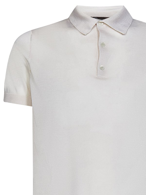 iKRIX COLOMBO: polo shirts - silk knit polo shirt
