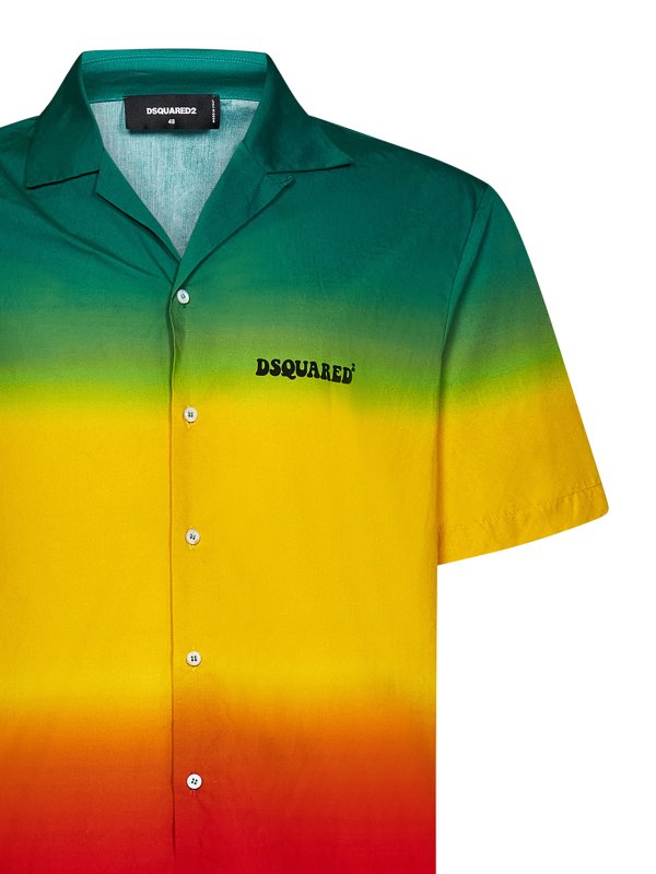 iKRIX DSQUARED2: shirts - Multicolor cotton popl