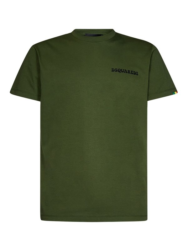 DSQUARED2: T-shirts - T-Shirt - Grün