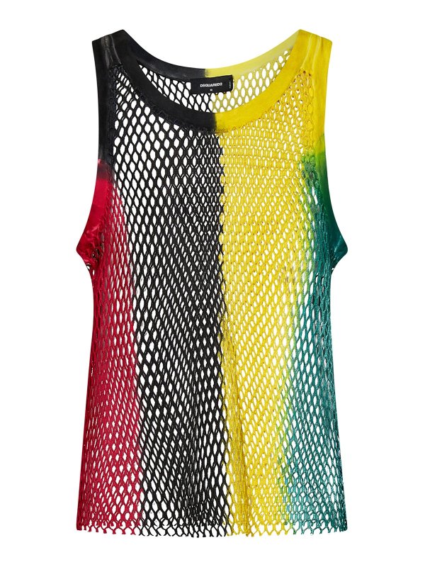 DSQUARED2: Tops & Débardeurs - Top - Multicolore