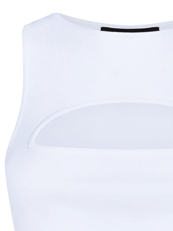 iKRIX DSQUARED2: Top e canotte - Top corto bianco