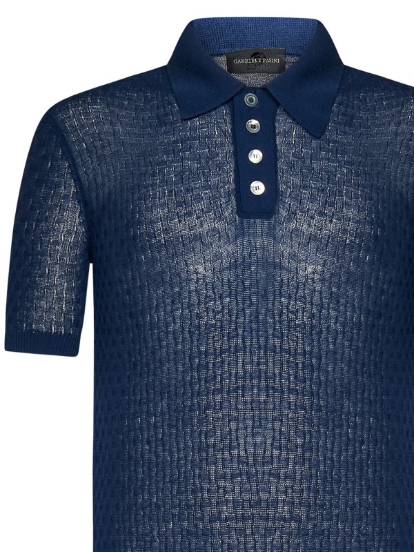 iKRIX GABRIELE PASINI: ポロシャツ - ポロシャツ - ブルー