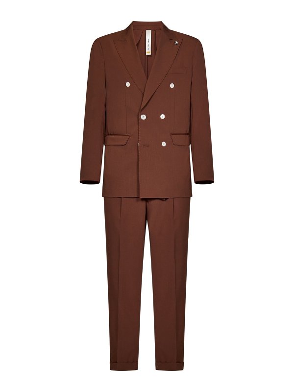 GAZZARRINI: Vestidos casual - Blazer - Marrón