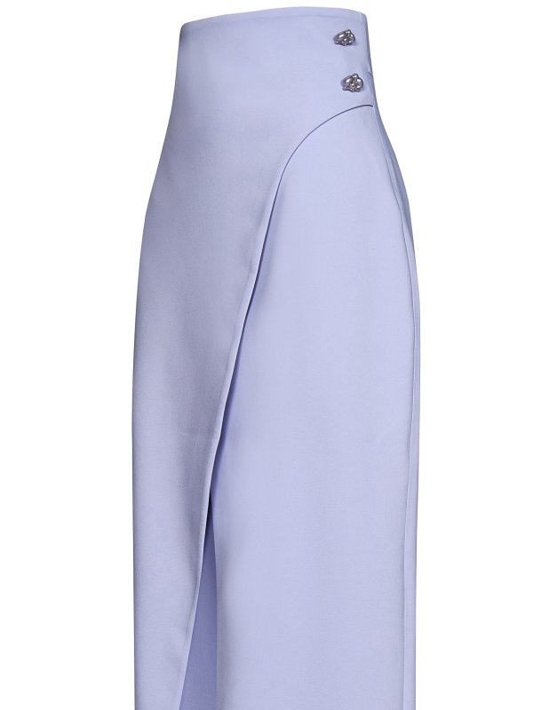 ワンピース GENNY Women Mid Skirts 74AAO411N0115 316 Purple Genny Long straight-cut skirt - Light Purple | 74AAE325N0115316
