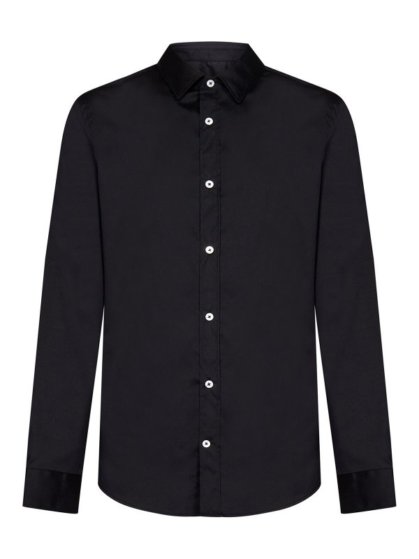 Mauro Grifoni: camicie - Camicia slim fit nera