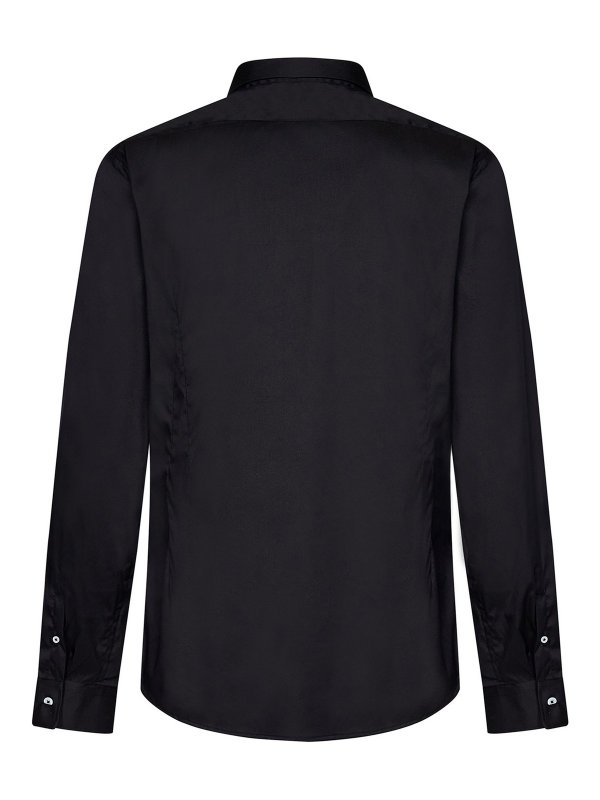 Mauro Grifoni: camicie online - Camicia slim fit nera