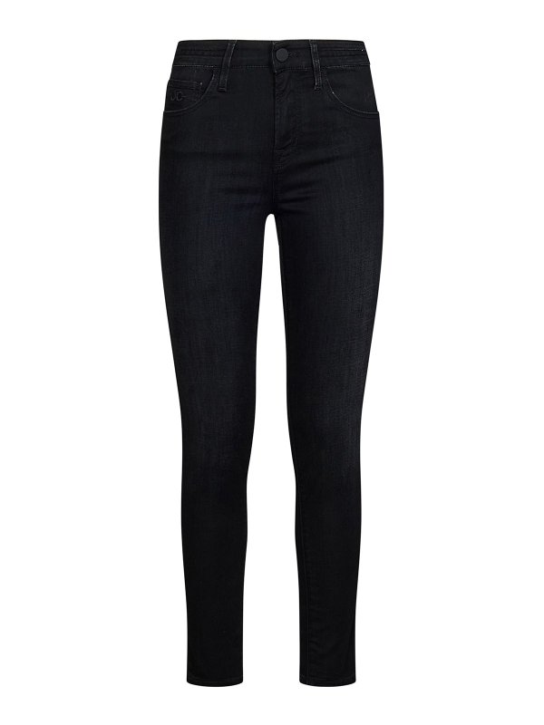 JACOB COHEN: スキニージーンズ - スキニージーンズ - 黒