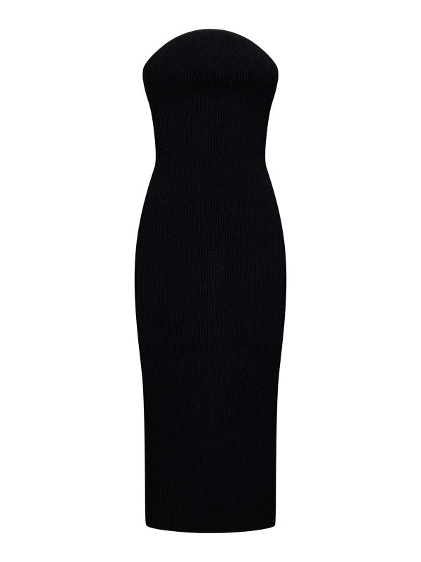 KHAITE: ニーレングスドレス - 膝丈ドレス - 黒