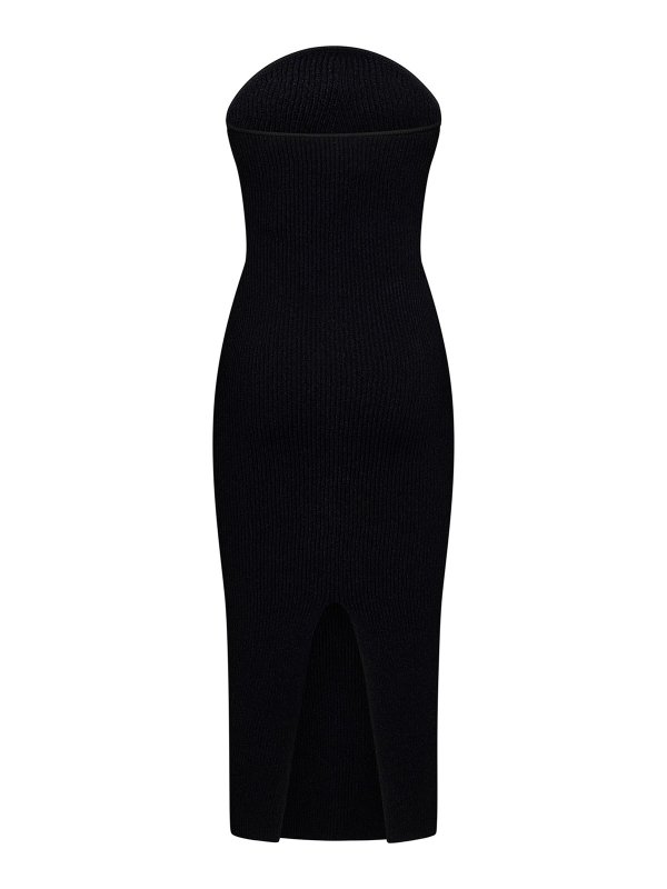 KHAITE: ニーレングスドレス online - 膝丈ドレス - 黒