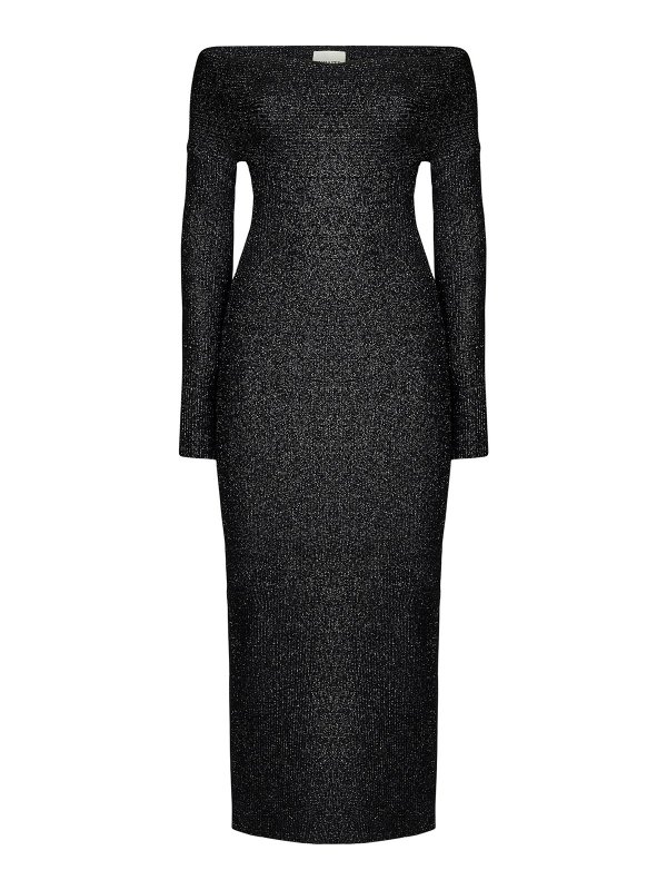 KHAITE: Knielange Kleider - Knielanges Kleid - Schwarz