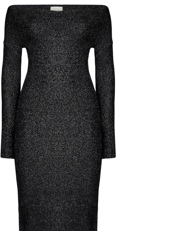 iKRIX KHAITE: Knielange Kleider - Knielanges Kleid - Schwarz