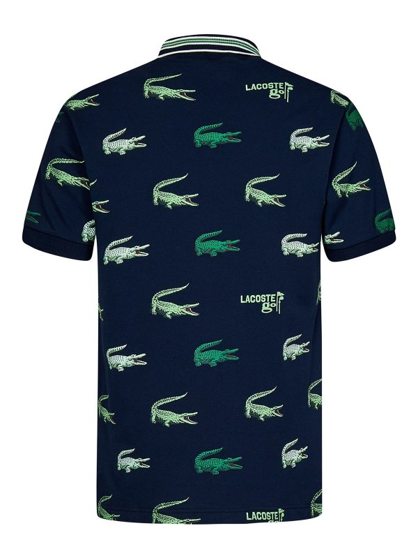 LACOSTE: polo shirts online - Short-sleeved navy blue ultra-dry m
