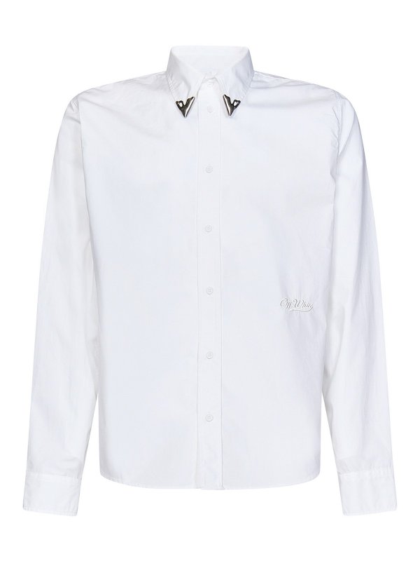 OFF-WHITE: Hemden - Hemd - Weiß