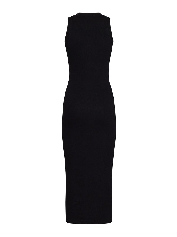 OFF-WHITE: ニーレングスドレス online - 膝丈ドレス - 黒