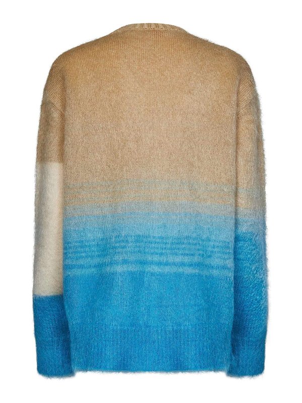 OFF-WHITE: Suéteres con cuello pico online - Suéter Cuello Redondo - Beis