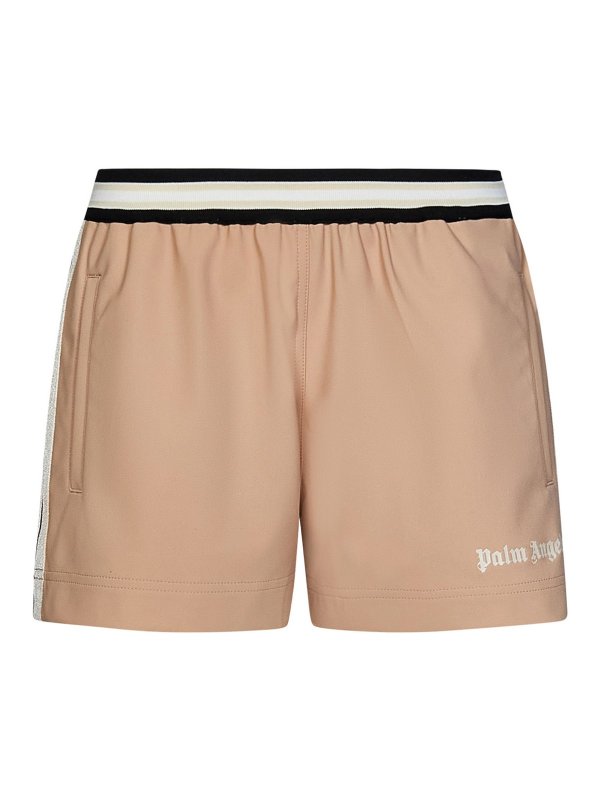 Palm Angels: トラウザーショーツ - ショートパンツ - ヌードカラー