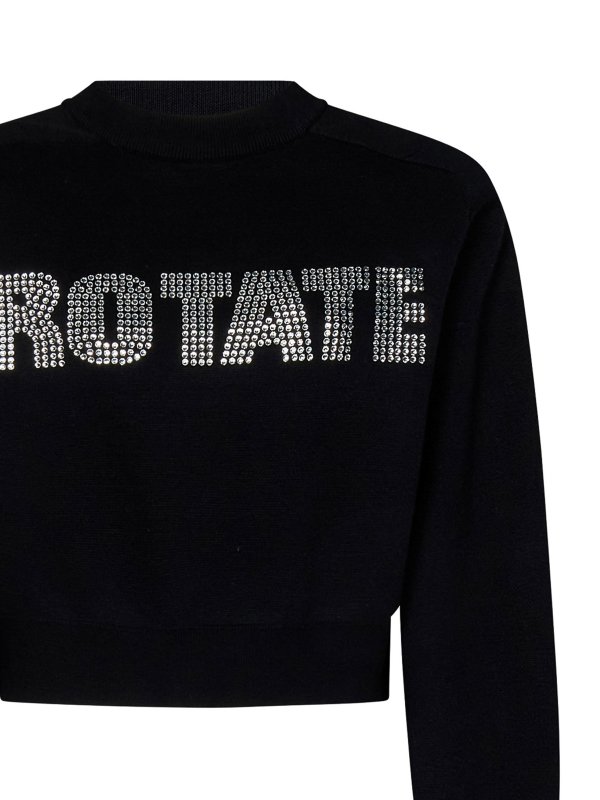 iKRIX ROTATE Birger Christensen: スウェット＆セーター - スウェットシャツ - 黒