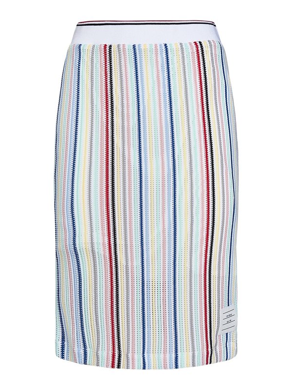 THOM BROWNE: Knielange und Midi Röcke - Midirock - Bunt