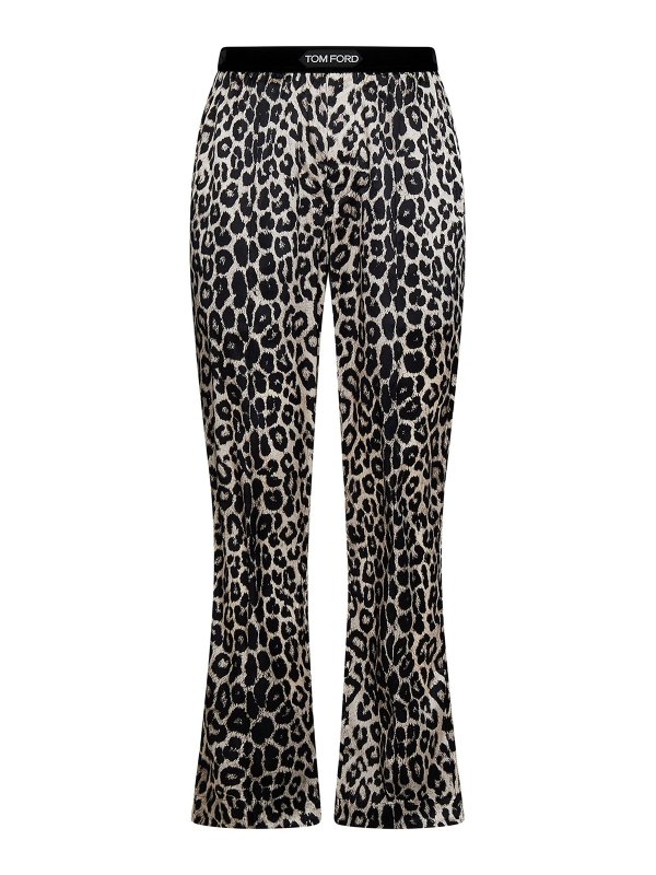 TOM FORD: casual trousers - Leopard pants