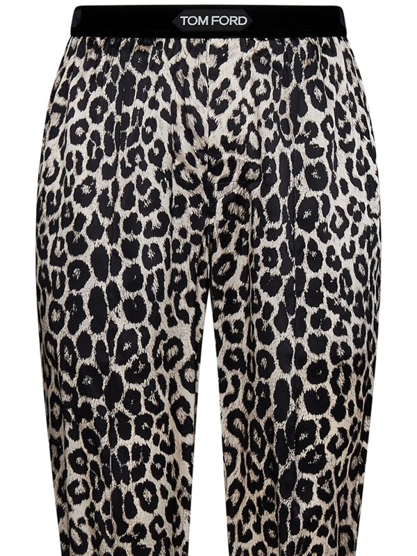 The Best Shops TOM FORD: casual trousers - Leopard pants