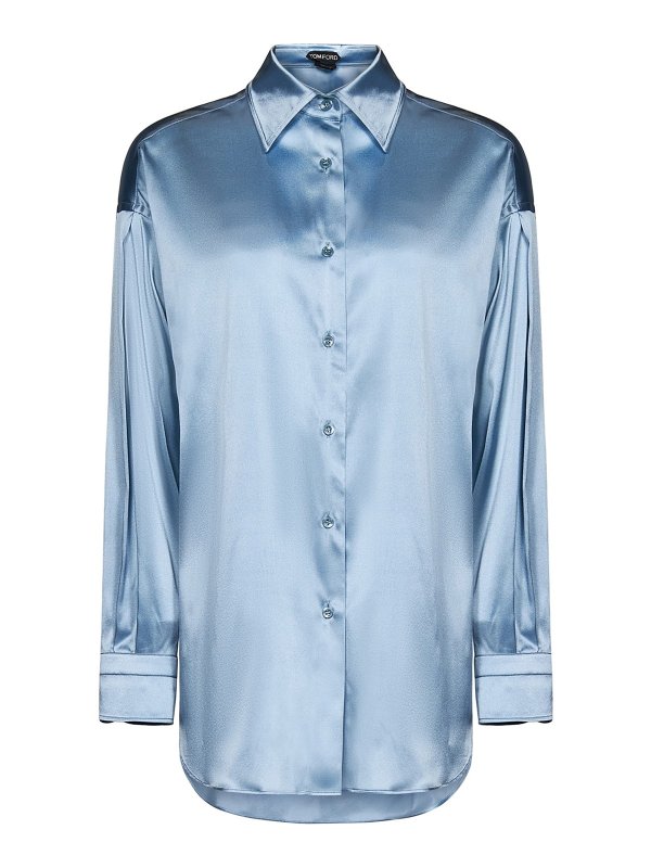 TOM FORD: シャツ - シャツ - ブルー